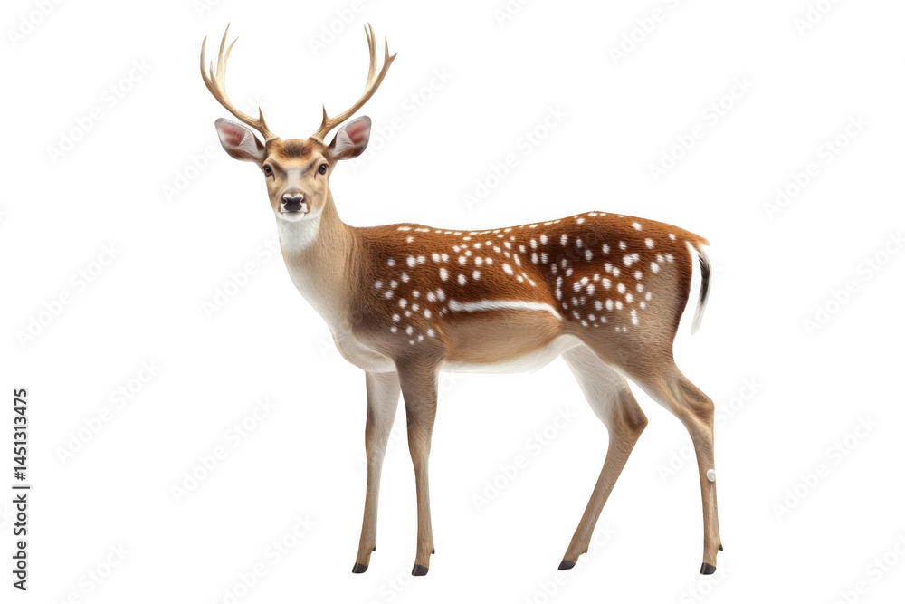 Graceful deer Stands Tall with Pride and Noble Spirit In Nature Graceful deer Stands Tall with Pride and Noble Spirit In Nature