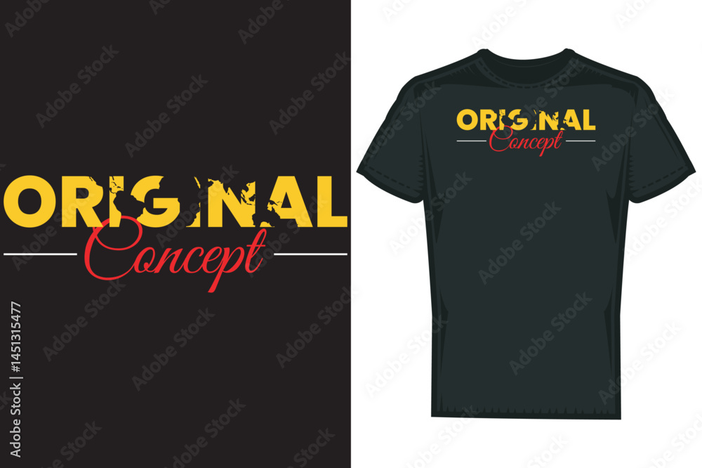 Fototapeta premium Trendy Unique Typography T shirt Design