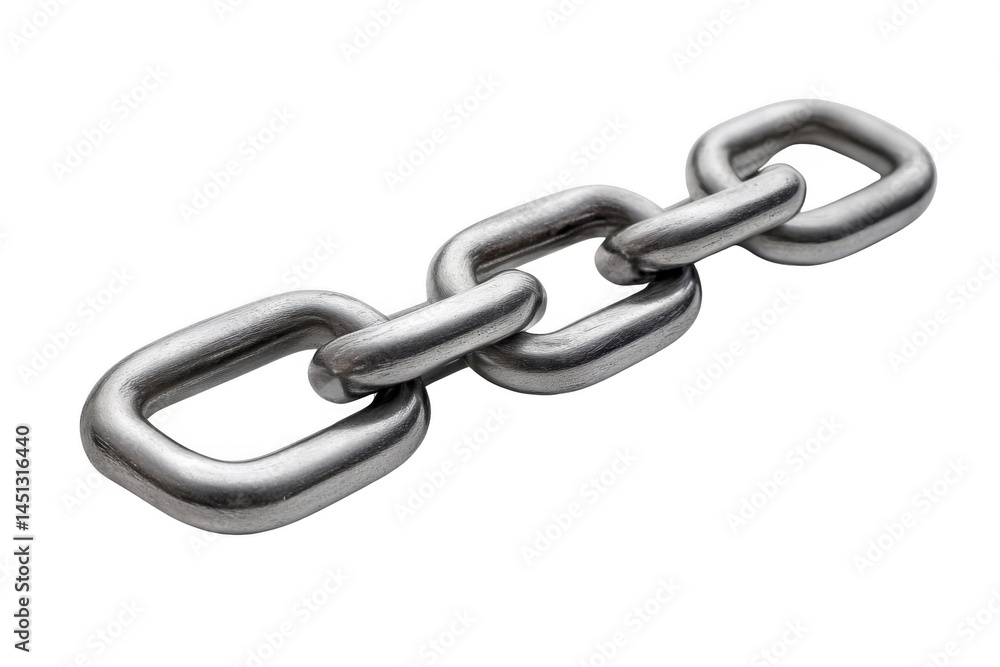 Metal Chain Links Shows Interconnection Concept And Steel Interlink Strength Metal Chain Links Shows Interconnection Concept And Steel Interlink Strength