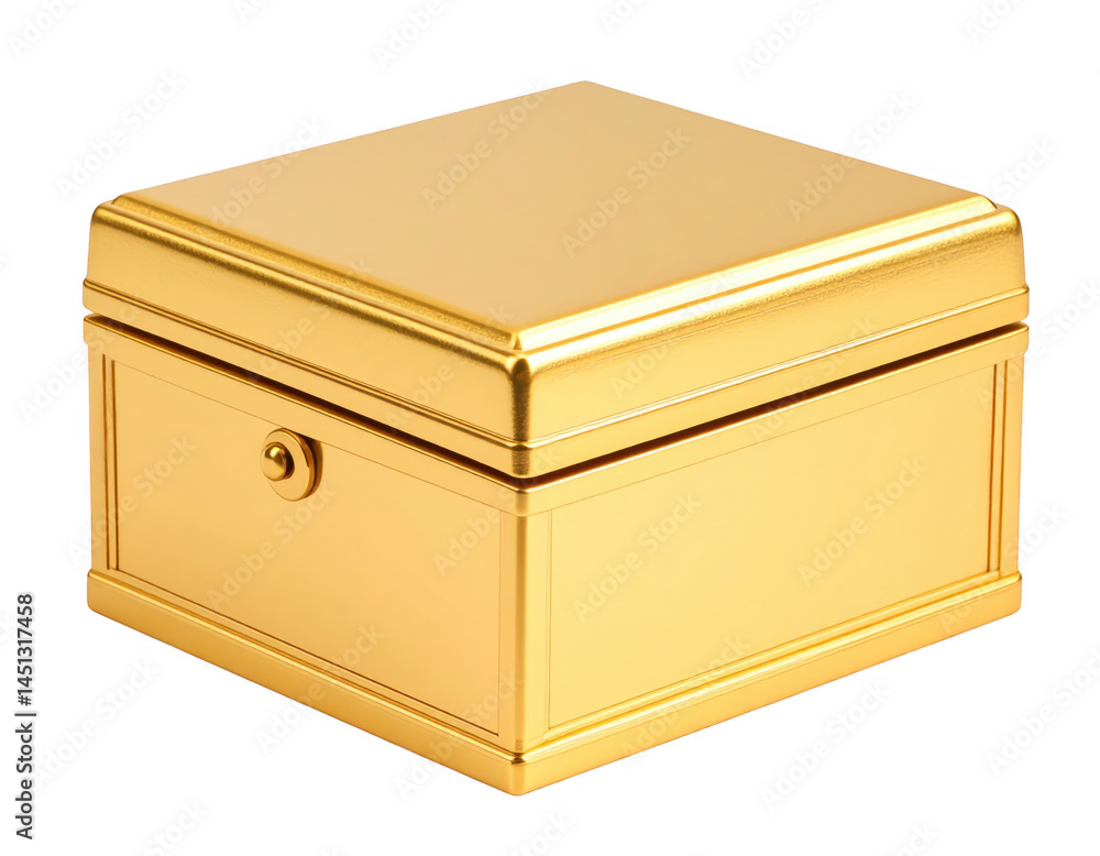 Elegant Golden Box for Gifts and Jewelry Storage Ideal for Presenting Elegant Golden Box for Gifts and Jewelry Storage Ideal for Presenting
