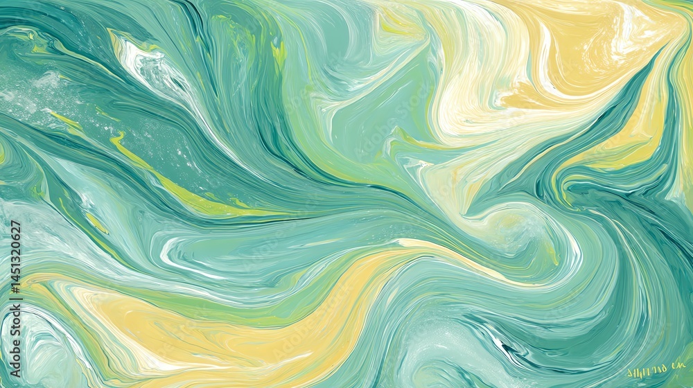 Colorful abstract swirl design on a textured background.