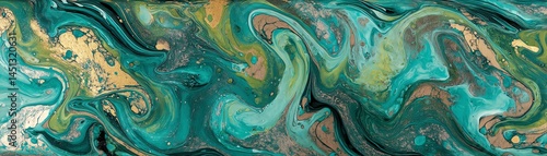 Obraz na płótnie Colorful abstract art with swirling patterns and textures, perfect for creative projects. w salonie