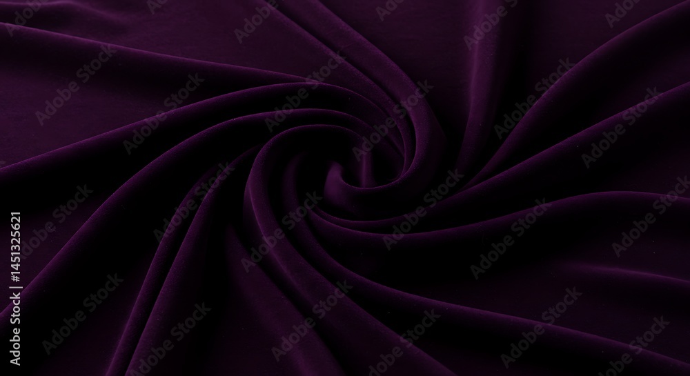 Fototapeta premium Velvet Night Swirl AI Generated