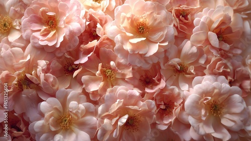 Obraz na płótnie Beautiful pink flowers close-up on a blurred background. w salonie