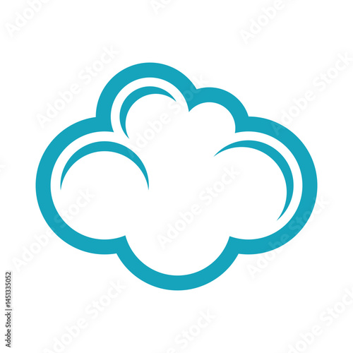Cloud logo icon design