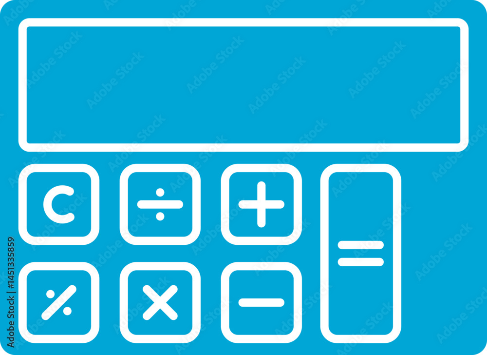Calculator Icon Glyph Calculator Icon Glyph
