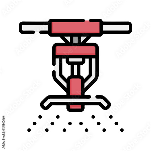 vector illustration of a retro microphone