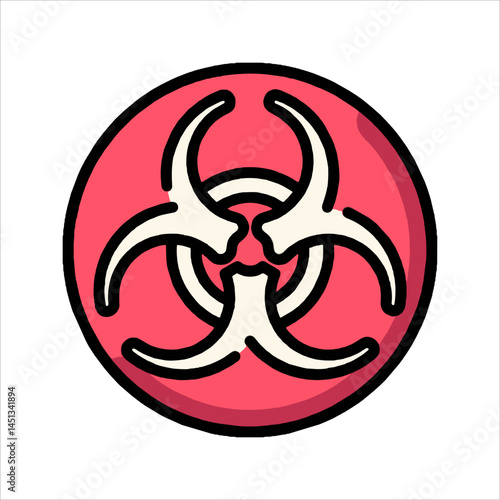 biohazard warning sign
