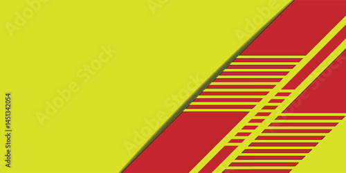 Wallpaper Mural Abstract yellow and red dynamic sporty horizontal background template for media promotion or web banner Torontodigital.ca