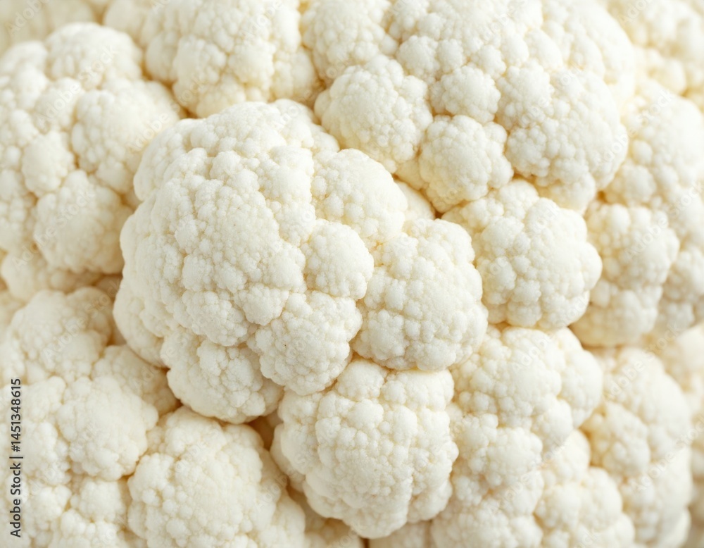 Closeup Of Fresh Cauliflower Heads Closeup Of Fresh Cauliflower Heads