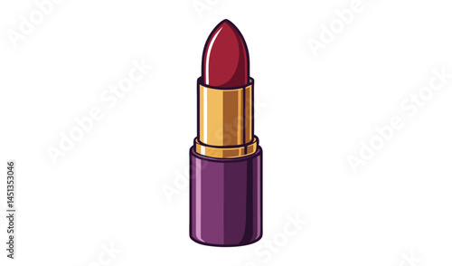 lipstick isolated on white