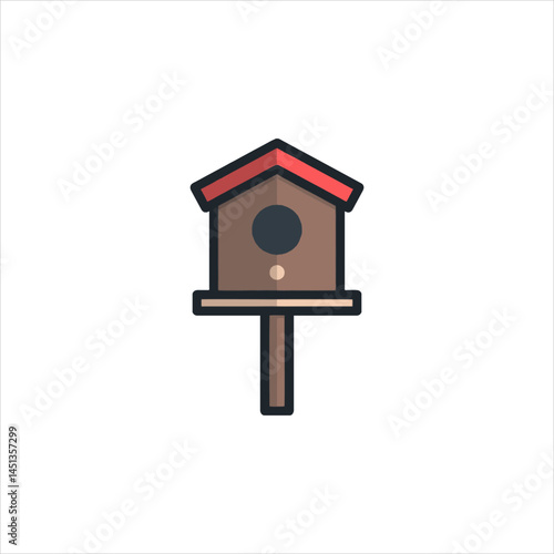 wooden bird house