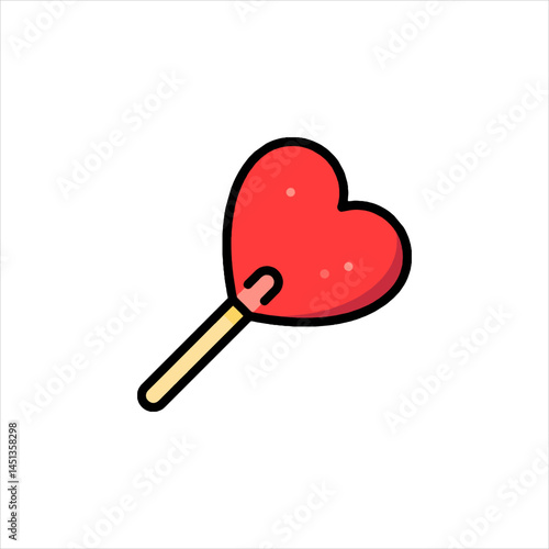 heart shaped lollipop
