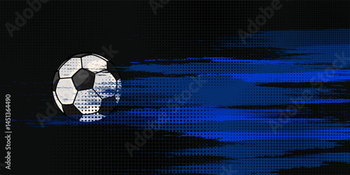 Soccer ball and gal net illustration combined pencil sketch and watercolor sketch.