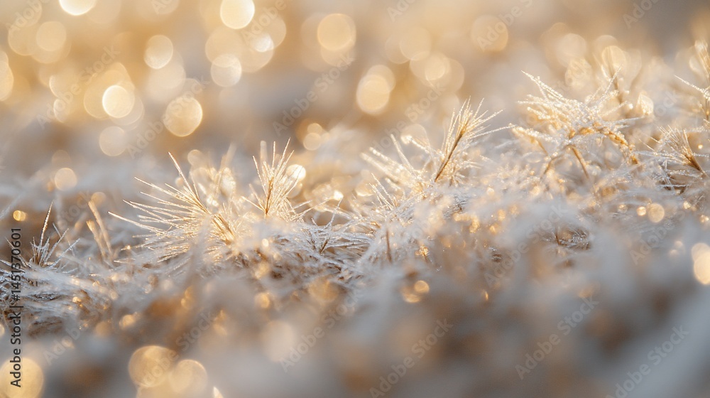 Frozen grass in morning light Frozen grass in morning light