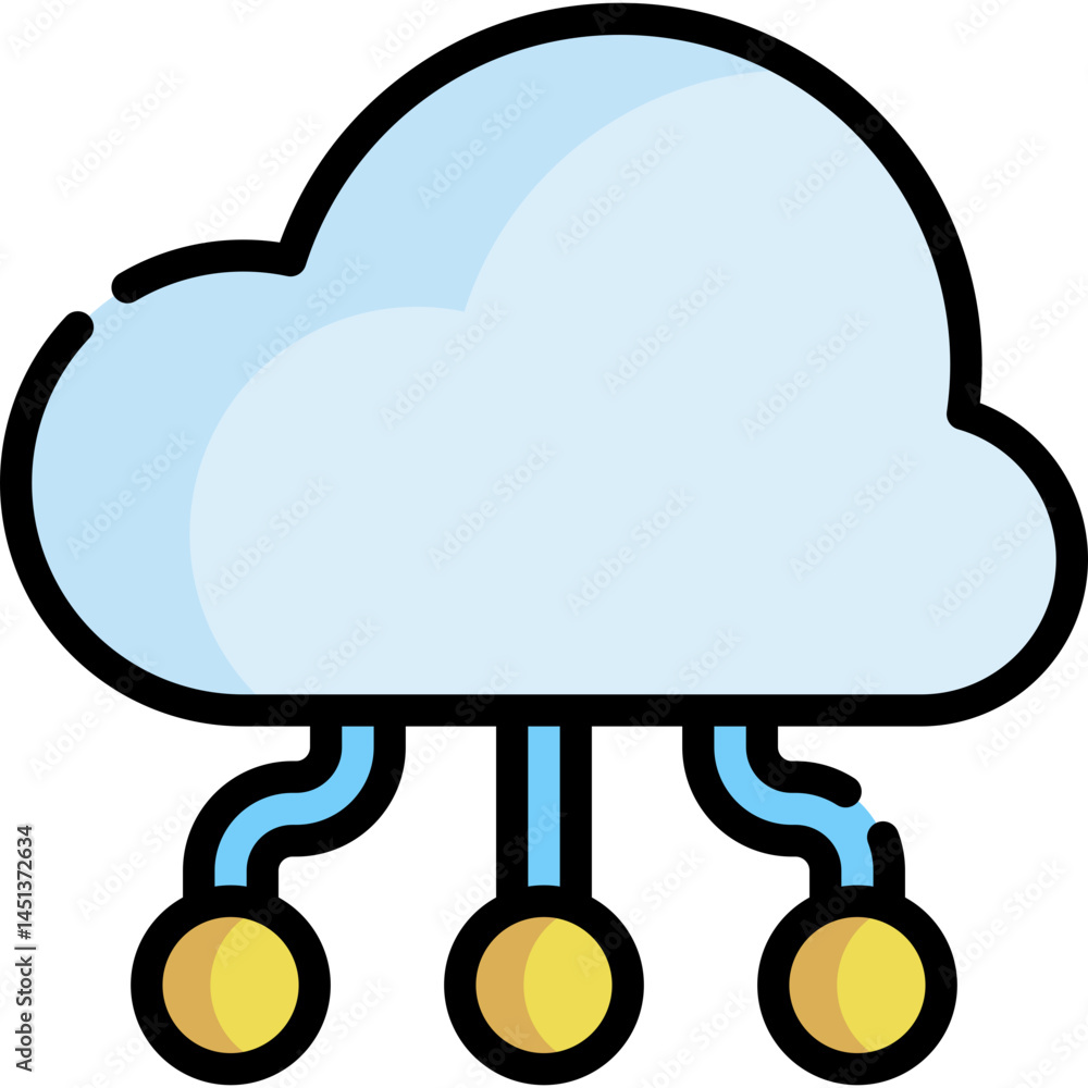 This image depicts a cloud computing symbol suggesting data storage and access. It is perfect for presentations and educational materials about cloud technology and services. This image depicts a cloud computing symbol suggesting data storage and access. It is perfect for presentations and educational materials about cloud technology and services.