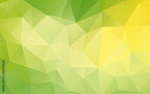 ポリゴン　幾何学模様背景　緑
Polygon geometric pattern background green