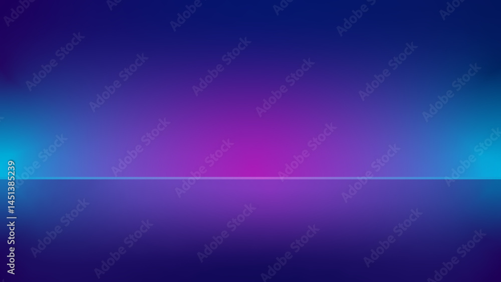 Blue and purple gradient studio background with copy space, modern neon lights. Glowing futuristic sci-fi concept. Blue and purple gradient studio background with copy space, modern neon lights. Glowing futuristic sci-fi concept.