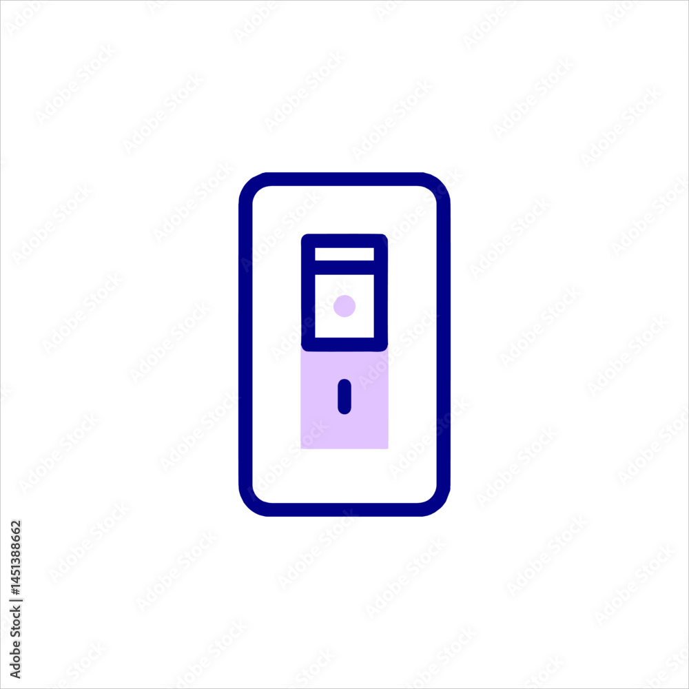 power switch on white background power switch on white background