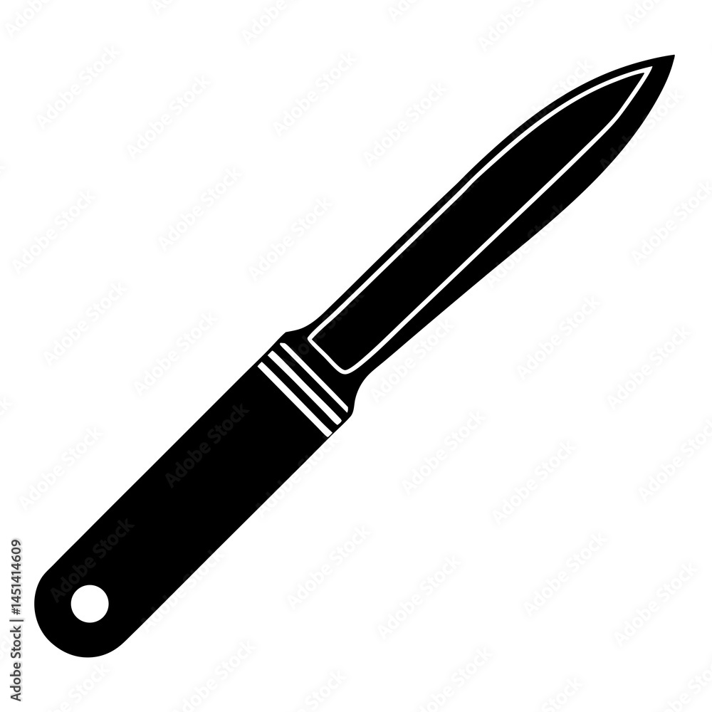 Scalpel silhouette vector illustration Scalpel silhouette vector illustration