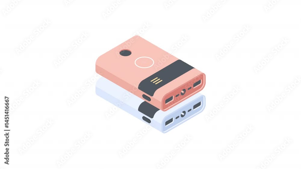 Power Banks Animation Power Banks Animation