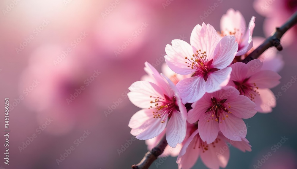 Delicate pink cherry blossoms, intricate branch details , petal, floral, nature Delicate pink cherry blossoms, intricate branch details , petal, floral, nature