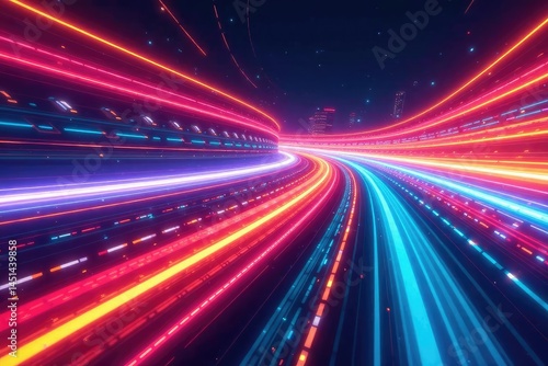 Abstract swirls of color creating a vibrant, dynamic race track pattern , track, color, background