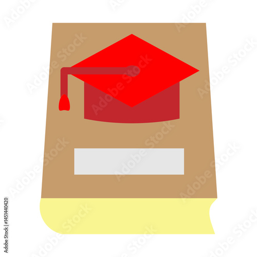 Thesis Vector Flat Icon Design