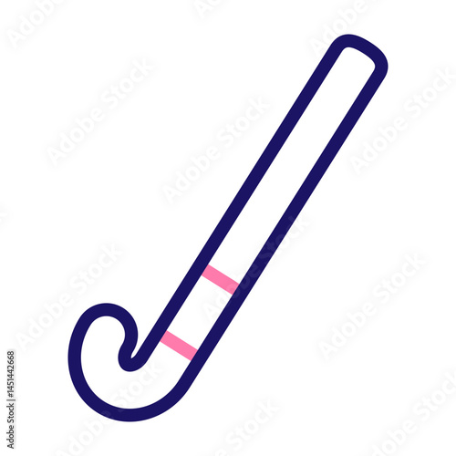 Photography hockey Vector Line Two Colors Icon Design