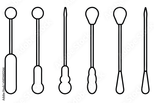 Curettes Expert Craftsmanship Line art