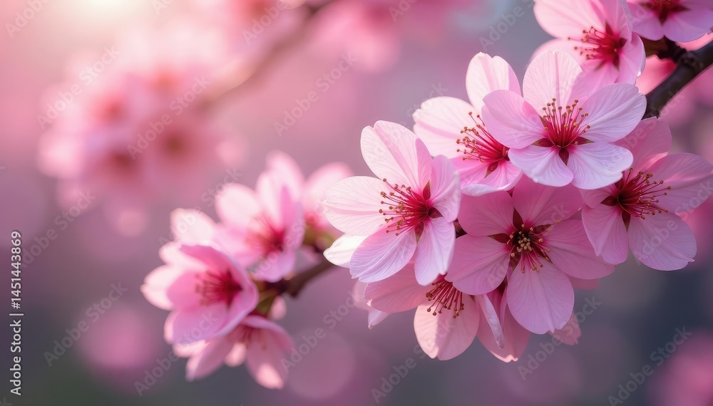 Vibrant sakura explosion, overlapping blossoms, soft focus , blossom, background Vibrant sakura explosion, overlapping blossoms, soft focus , blossom, background