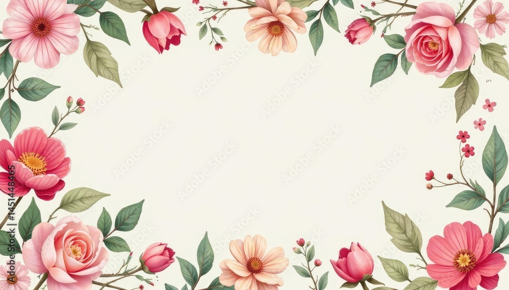 Subtle floral motif, pastel shades, repeating design, retro, calm, background Subtle floral motif, pastel shades, repeating design, retro, calm, background