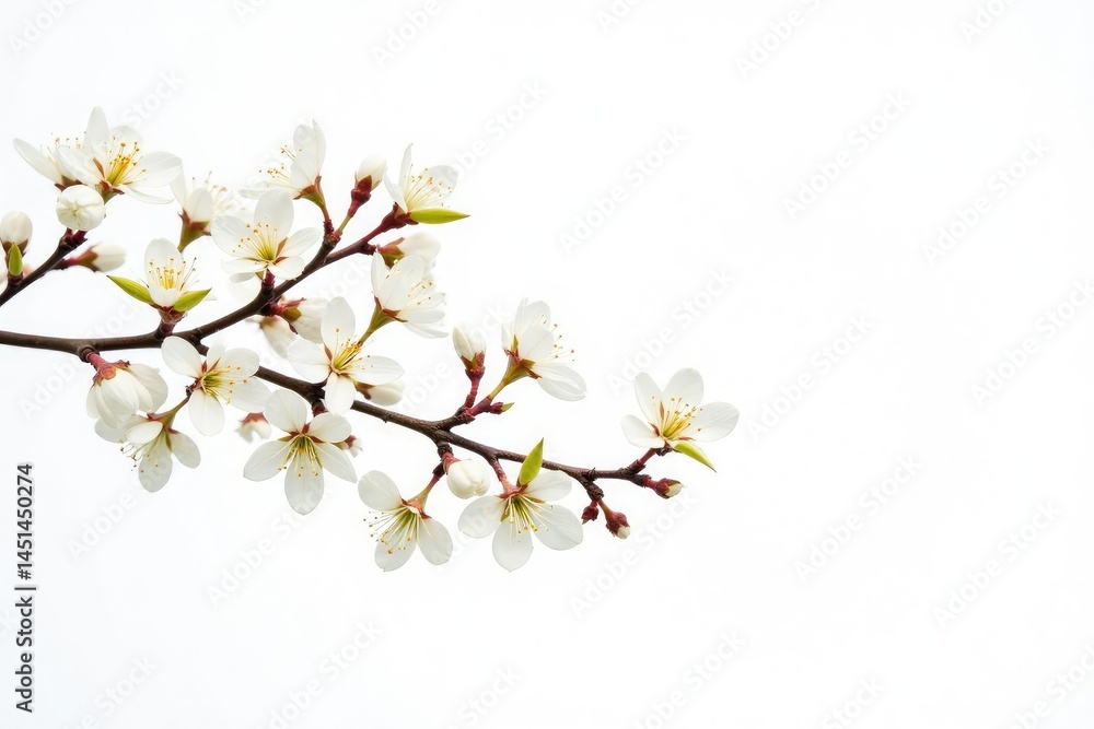 Delicate branches with intricate details isolated on white background, simple, organic, nature Delicate branches with intricate details isolated on white background, simple, organic, nature