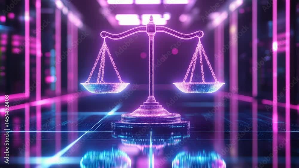 Cyber Justice: Digital Scales of Justice in a Futuristic Data Center Cyber Justice: Digital Scales of Justice in a Futuristic Data Center