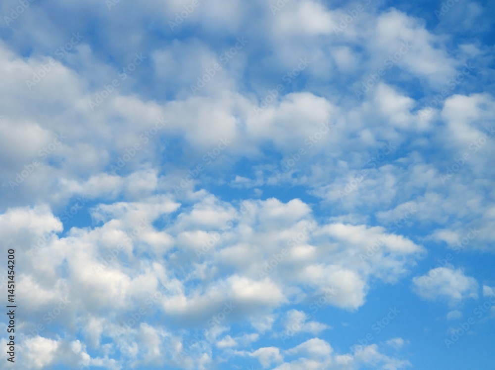 Naklejka premium blue sky with clouds