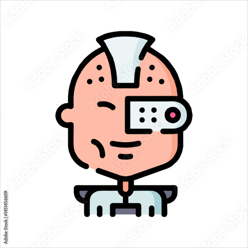 funny cartoon helper man