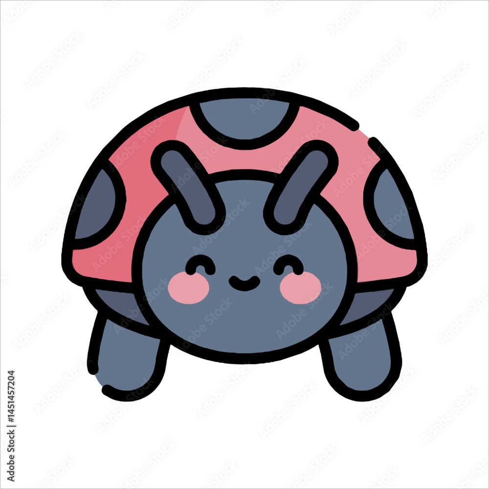 Naklejka premium funny turtle cartoon