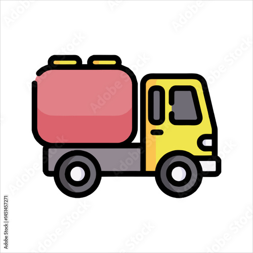 vector illustration of a truck