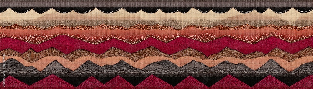 Colorful zigzag pattern in various shades, ideal for creative design projects.
