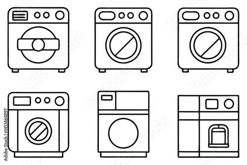 Dryers for Home Line Art