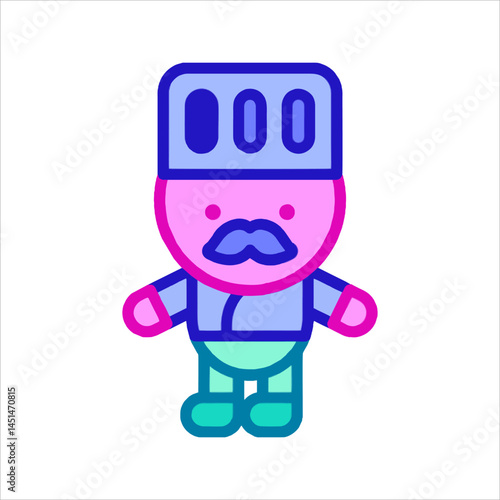 funny cartoon superhero