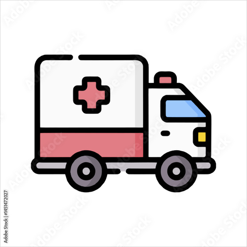 Wallpaper Mural ambulance car icon Torontodigital.ca