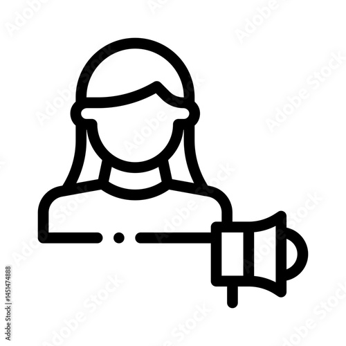 advocate line icon