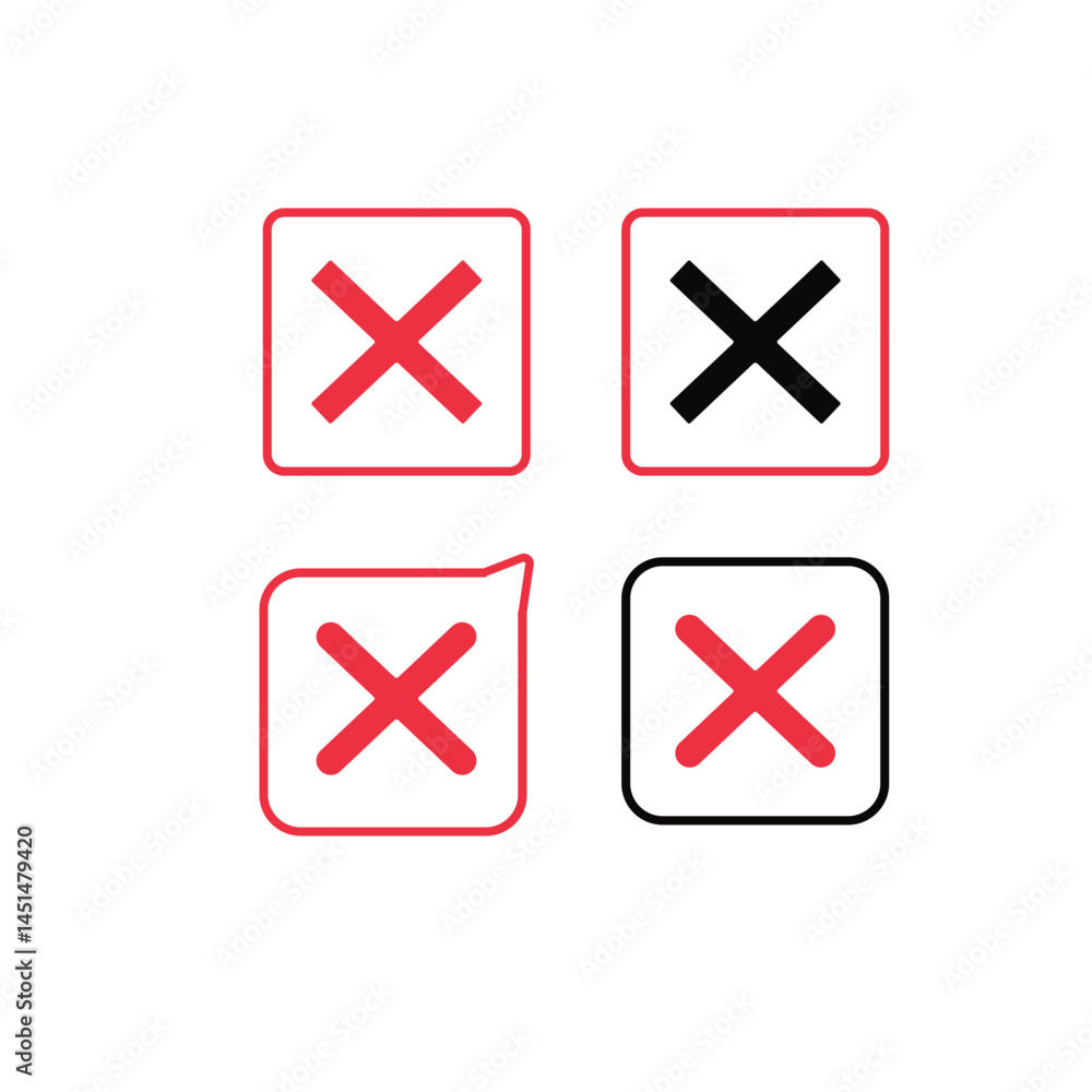 Cancel or close button symbol design
Cancel or close button symbol design