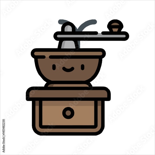 coffee grinder vector