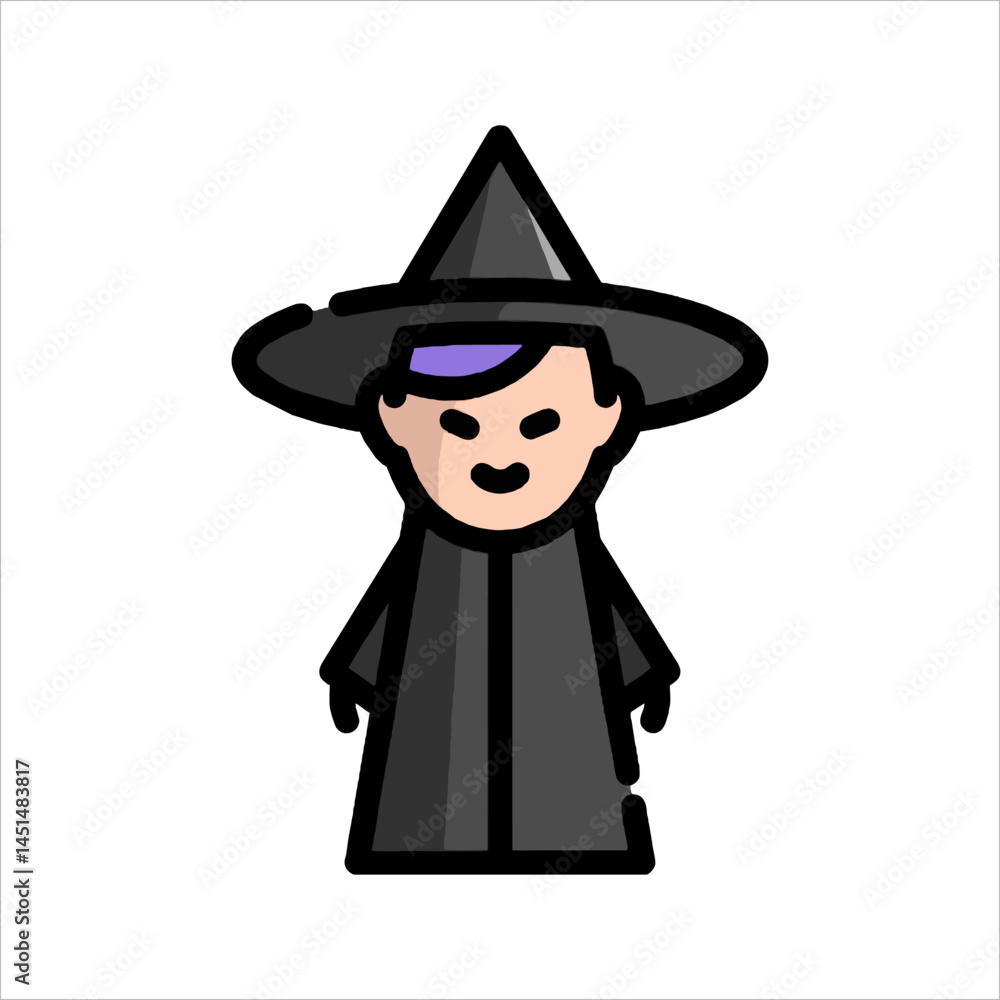 witch with a broom witch with a broom