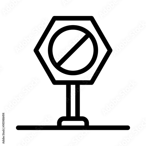 stop line icon