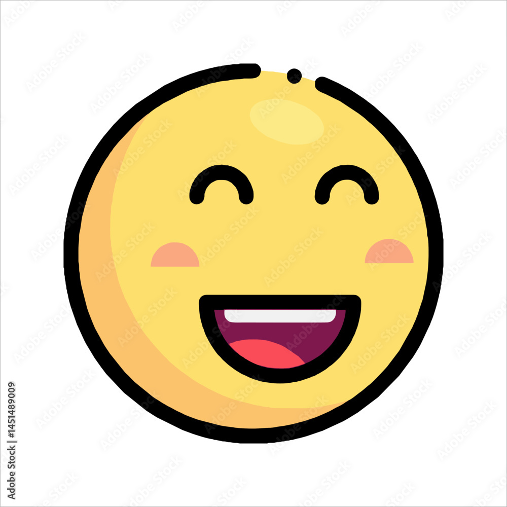 Fototapeta premium happy smiley face