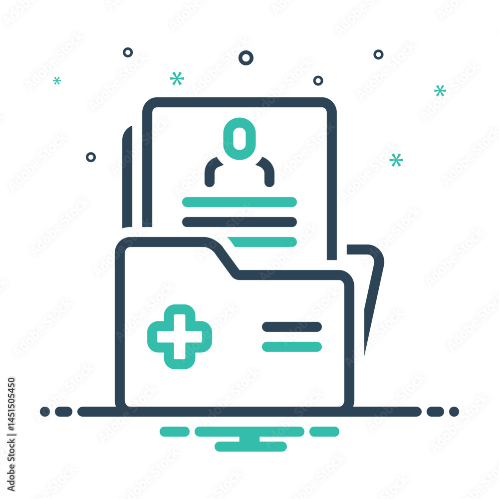 Mix icon for patient file Mix icon for patient file