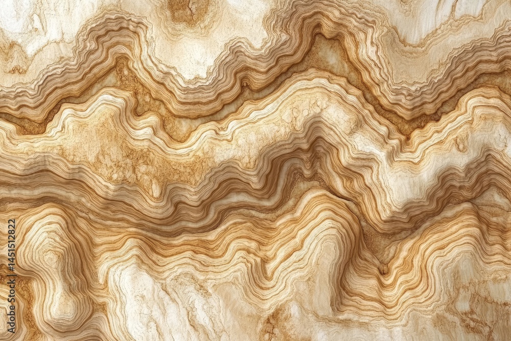 Abstract layered stone texture, undulating curves Abstract layered stone texture, undulating curves